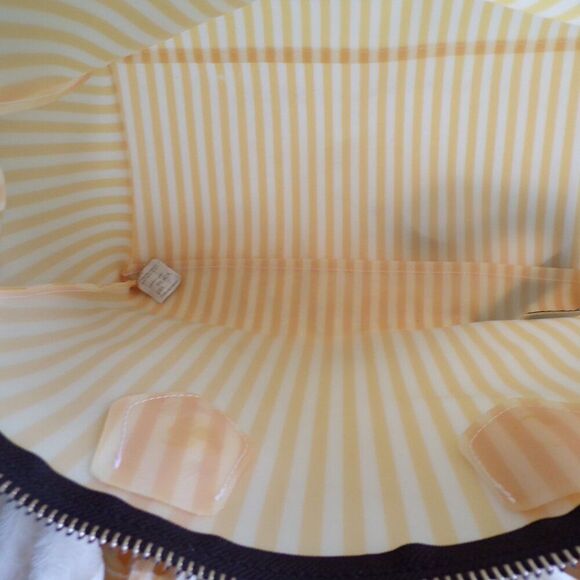 NWT Gianni Chiarini Designs GUM ITALIAN striped bag - Picture 10 of 13